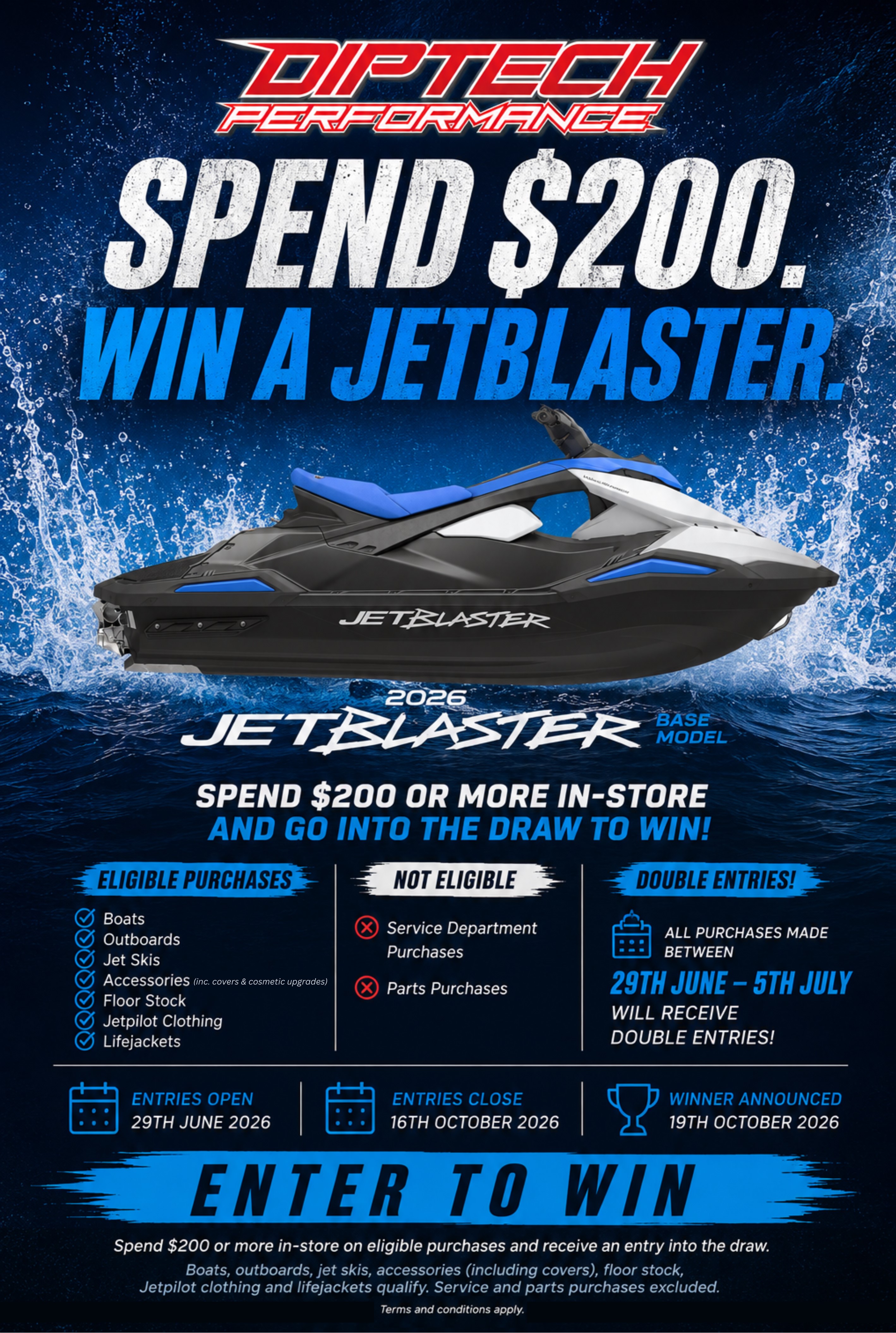 diptech performance jetblaster promo banner